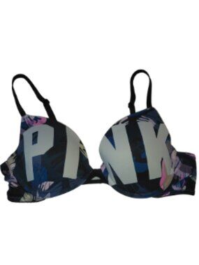 PINK Victoria's Secret Wear Everywhere Push-Up Underwire Adjustable Bra 36B